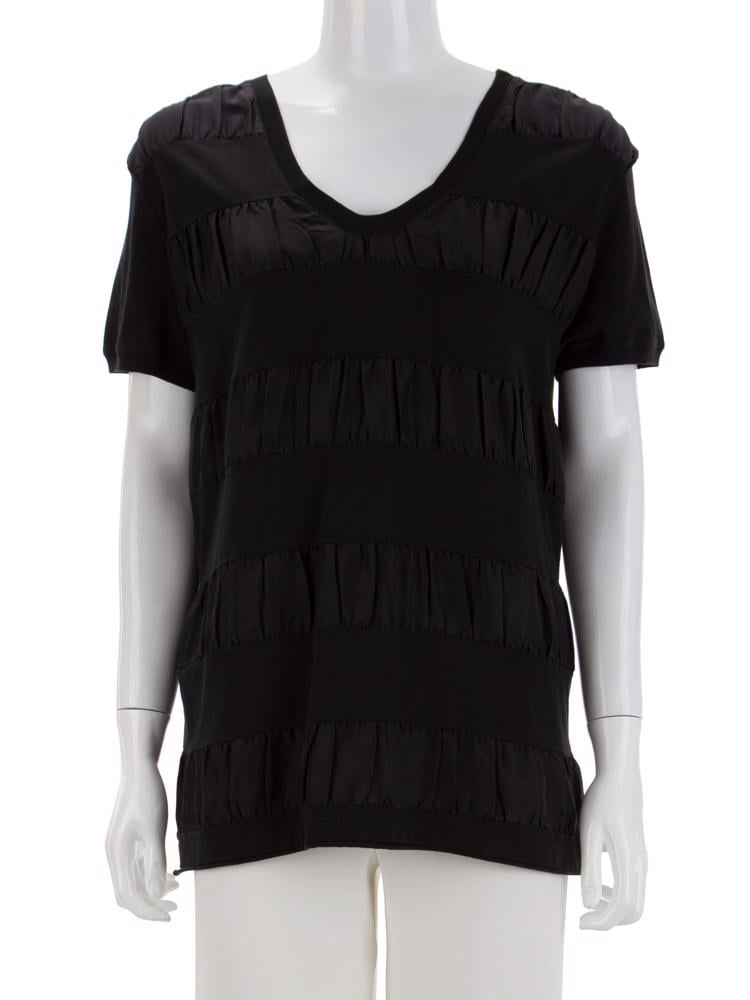 Bayan Siyah PRADA T-SHIRT