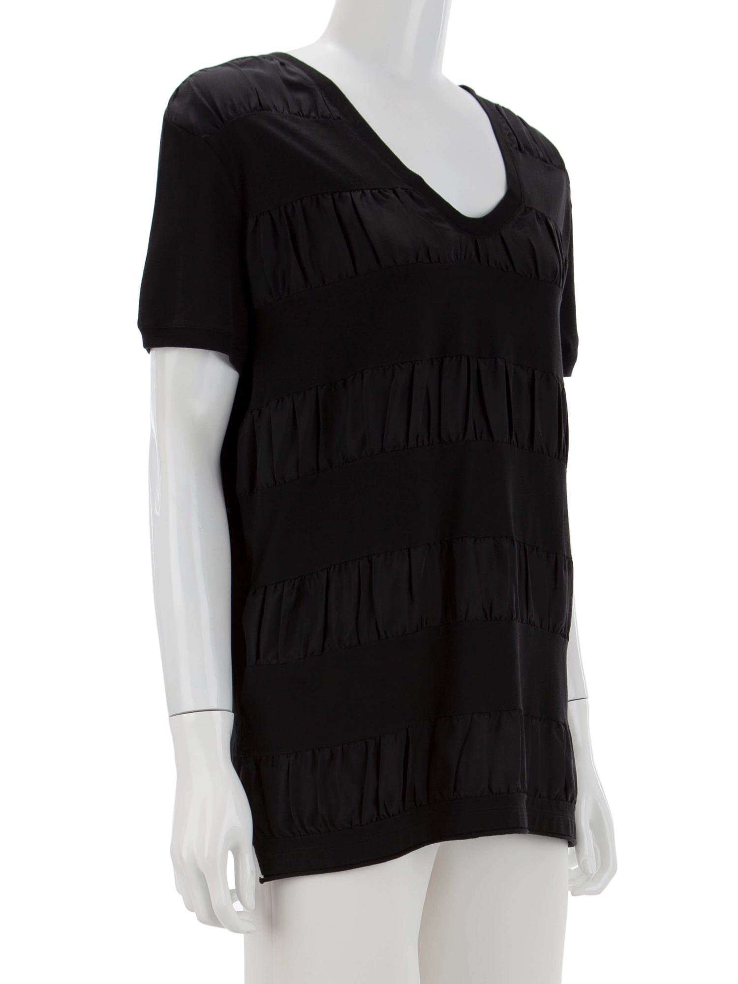 Bayan Siyah PRADA T-SHIRT