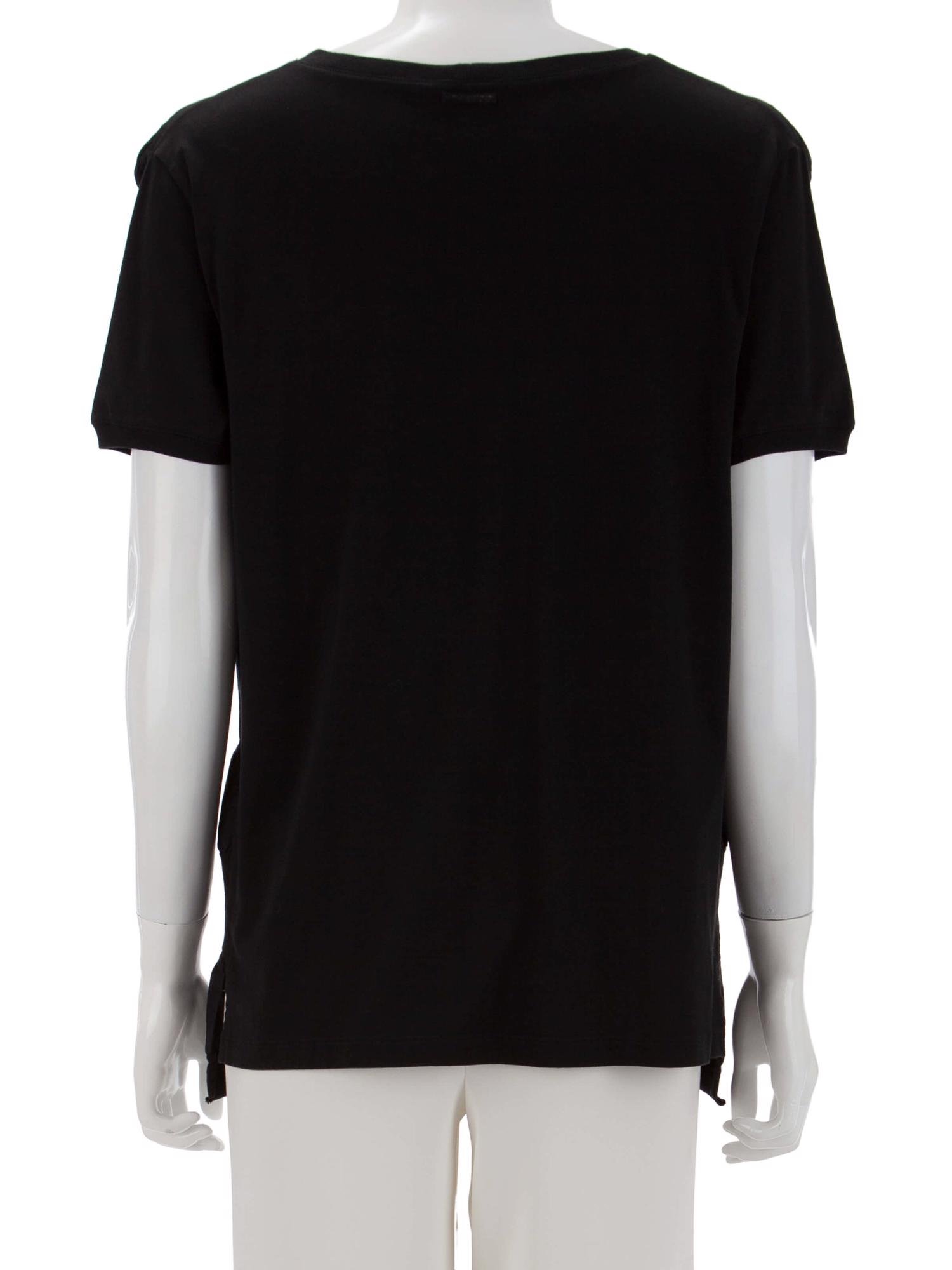 Bayan Siyah PRADA T-SHIRT