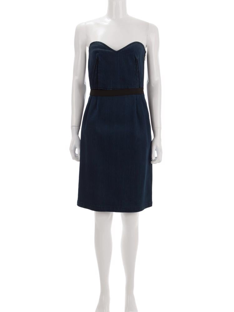 Bayan Lacivert LANVIN JEAN ELBİSE