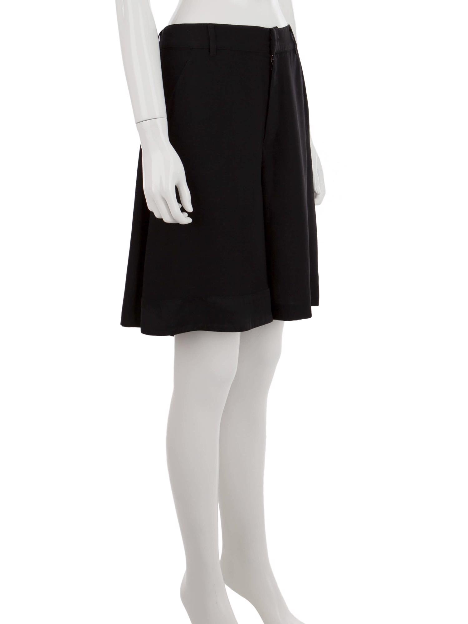 Bayan Siyah PRADA ŞORT ETEK