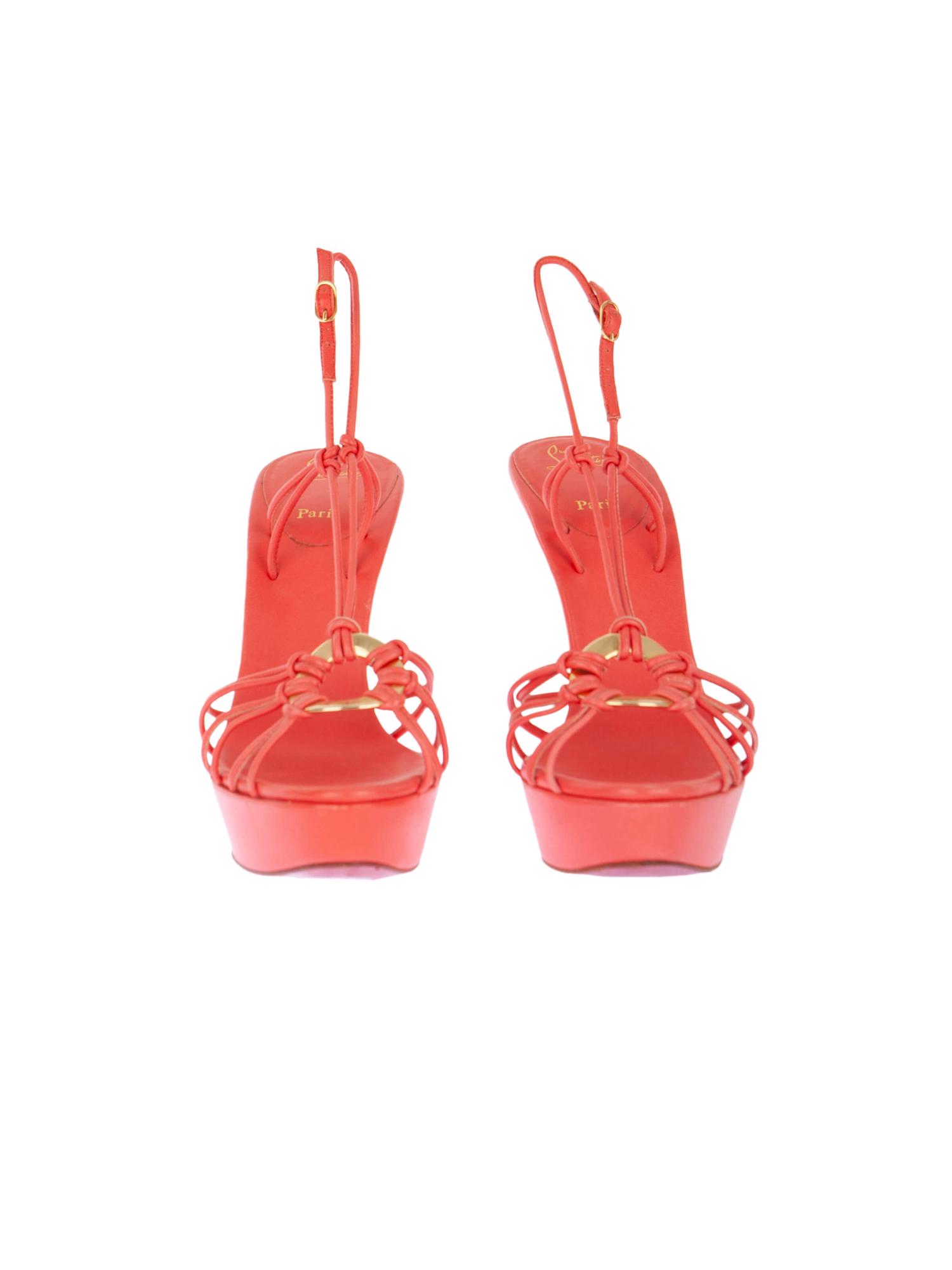 Bayan Turuncu CHRISTIAN LOUBOUTIN AYAKKABI