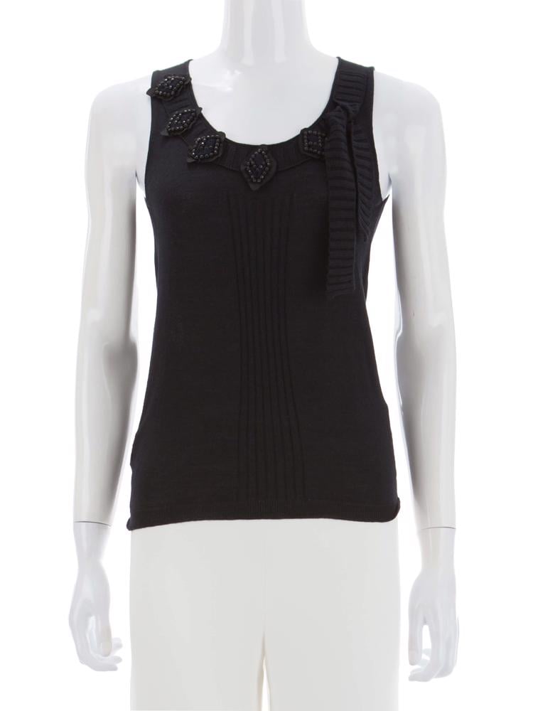 Bayan Siyah PRADA BLUZ