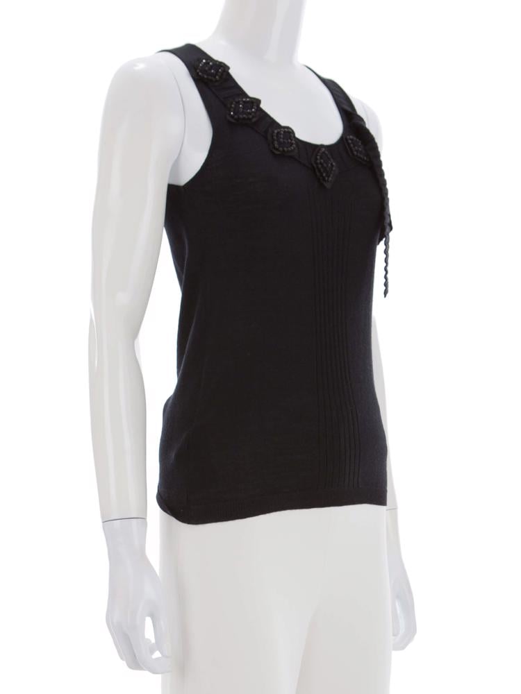 Bayan Siyah PRADA BLUZ