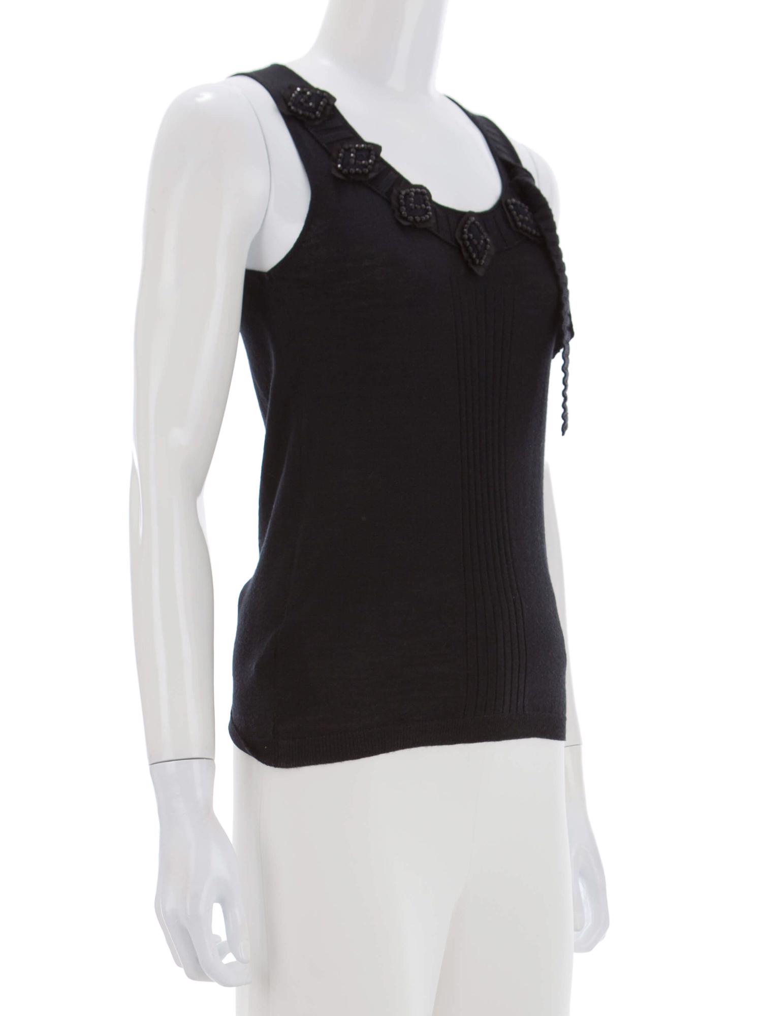 Bayan Siyah PRADA BLUZ