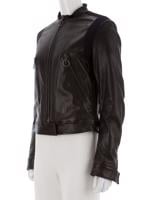 Bayan Siyah PRADA DERİ CEKET