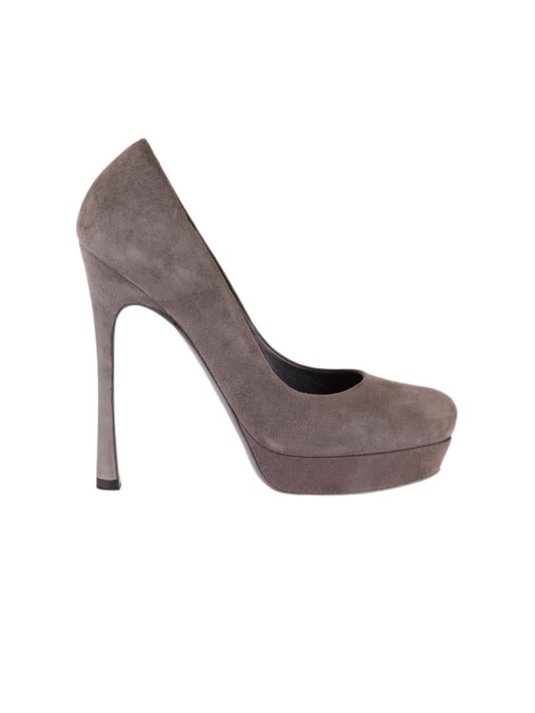 Bayan Gri SAINT LAURENT AYAKKABI