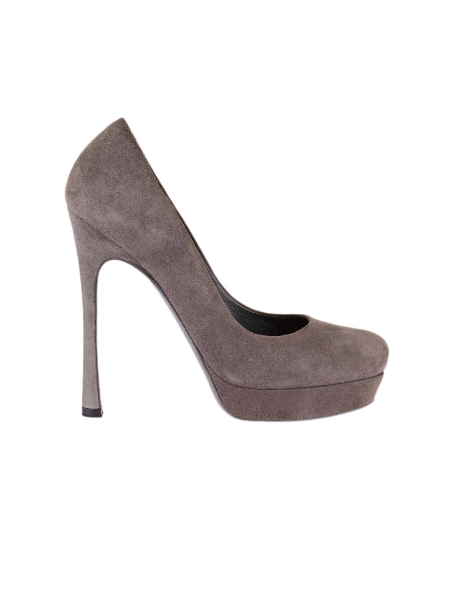 Bayan Gri SAINT LAURENT AYAKKABI
