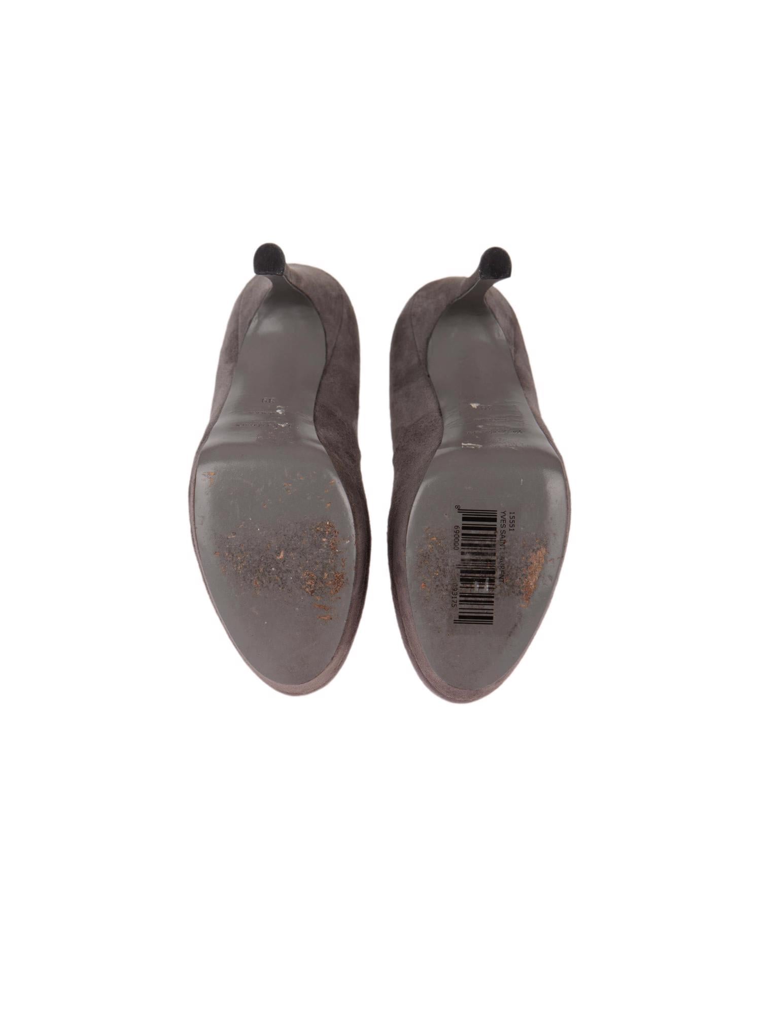 Bayan Gri SAINT LAURENT AYAKKABI