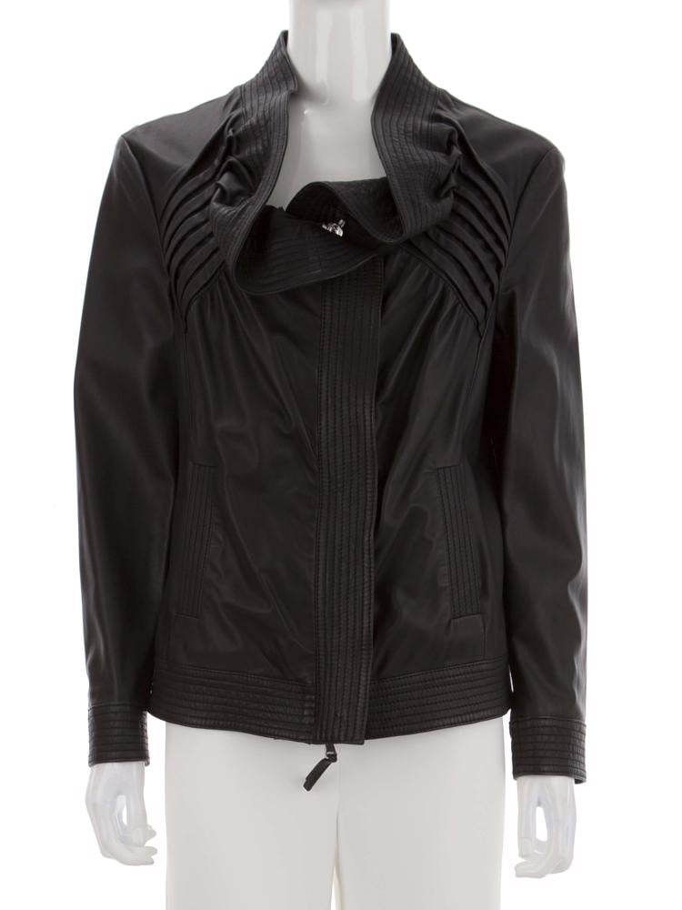 Bayan Siyah RED VALENTINO DERİ CEKET