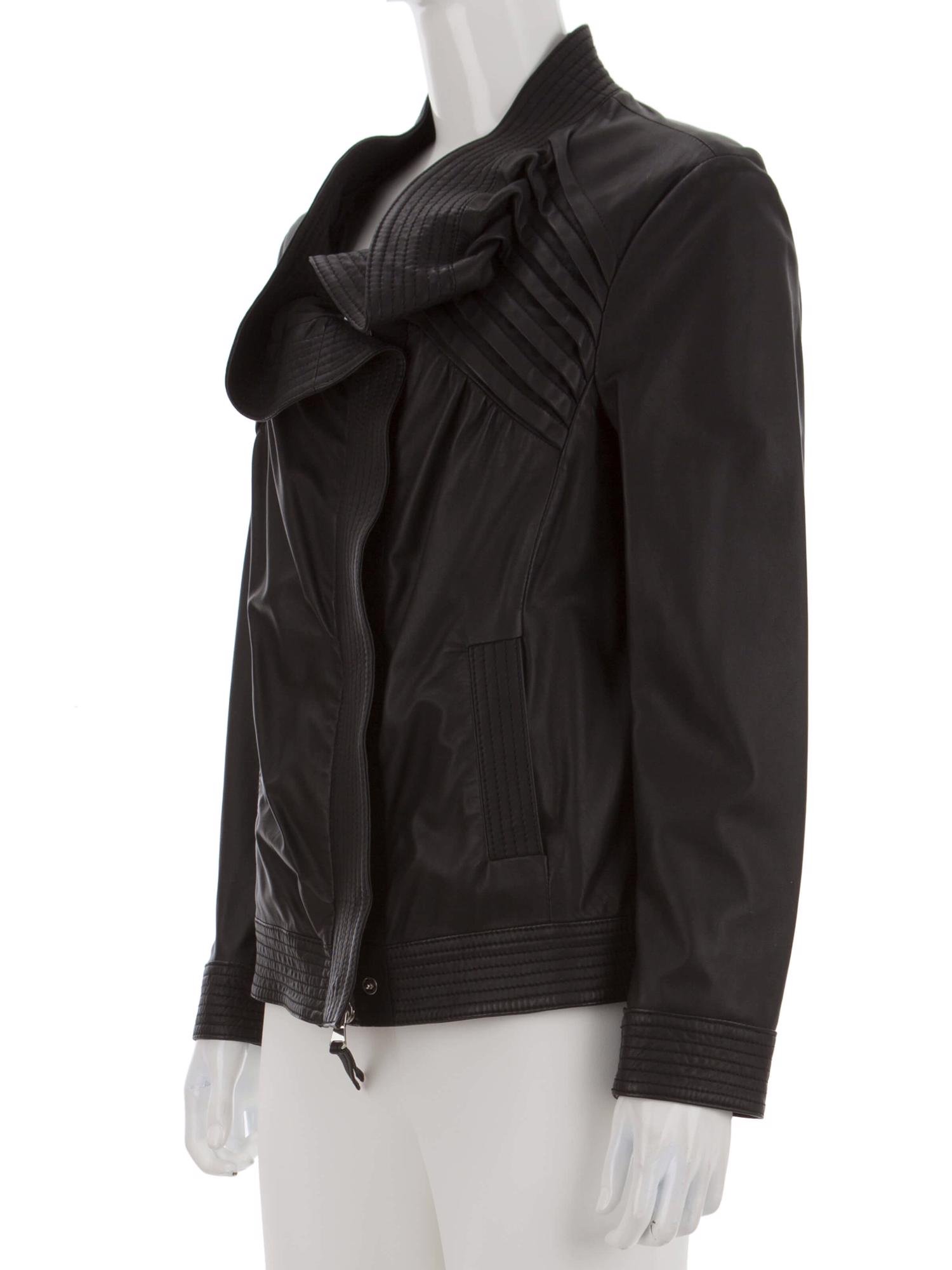 Bayan Siyah RED VALENTINO DERİ CEKET