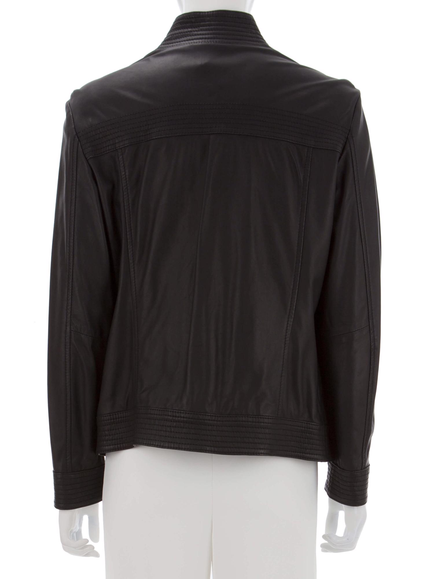 Bayan Siyah RED VALENTINO DERİ CEKET