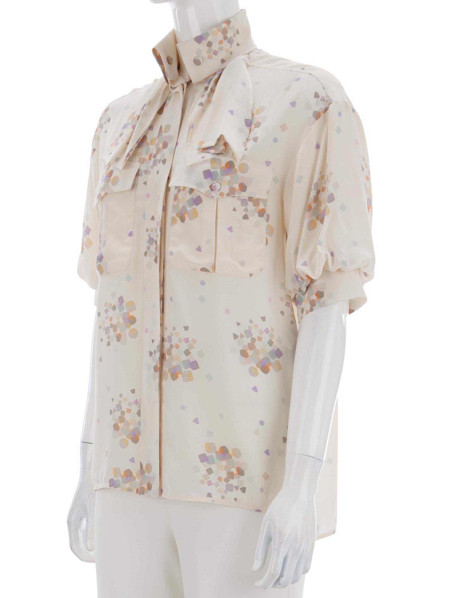 Bayan Krem FENDI GÖMLEK