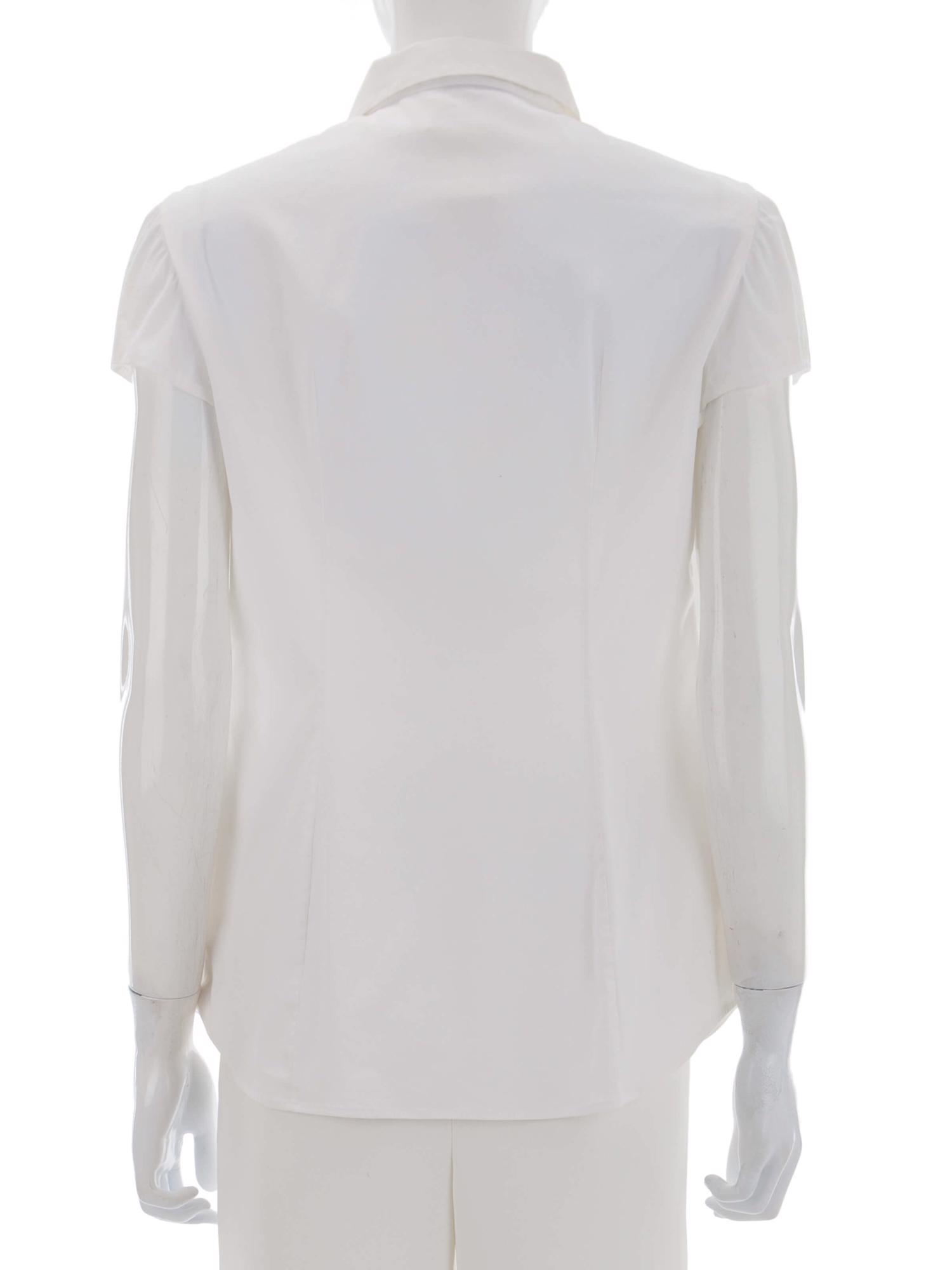 Bayan Beyaz PRADA BLUZ