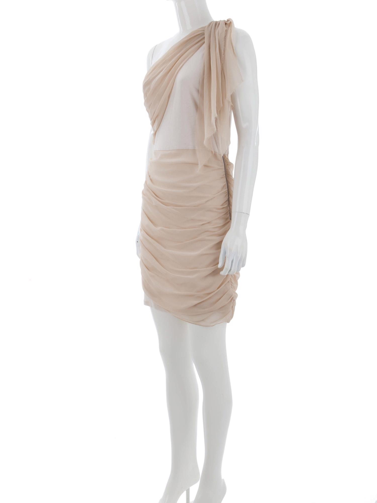 Bayan Bej ALICE&OLIVIA ELBİSE