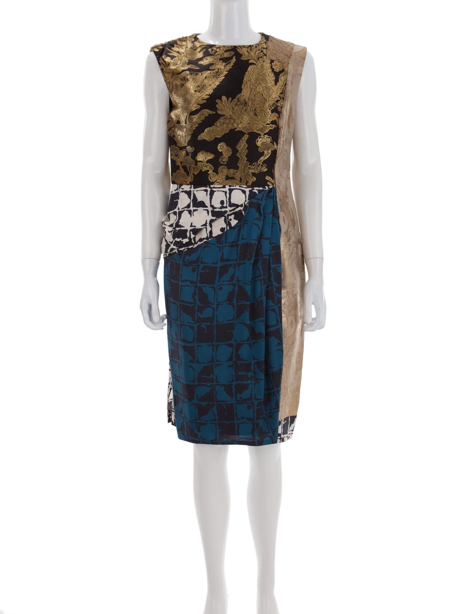 Bayan Mavi DRIES VAN NOTEN ELBİSE