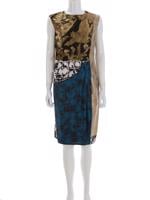 Bayan Mavi DRIES VAN NOTEN ELBİSE