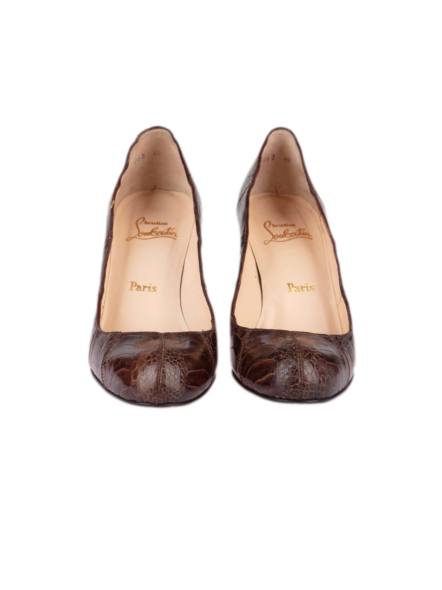 Bayan Kahve CHRISTIAN LOUBOUTIN AYAKKABI