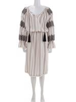 Bayan Krem LUG VON SIGA ELBİSE