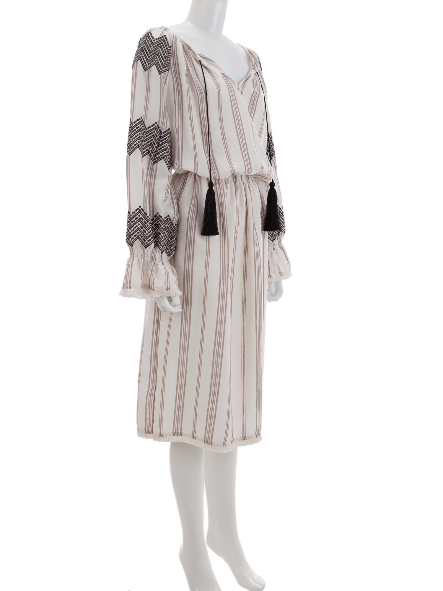 Bayan Krem LUG VON SIGA ELBİSE