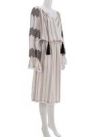 Bayan Krem LUG VON SIGA ELBİSE