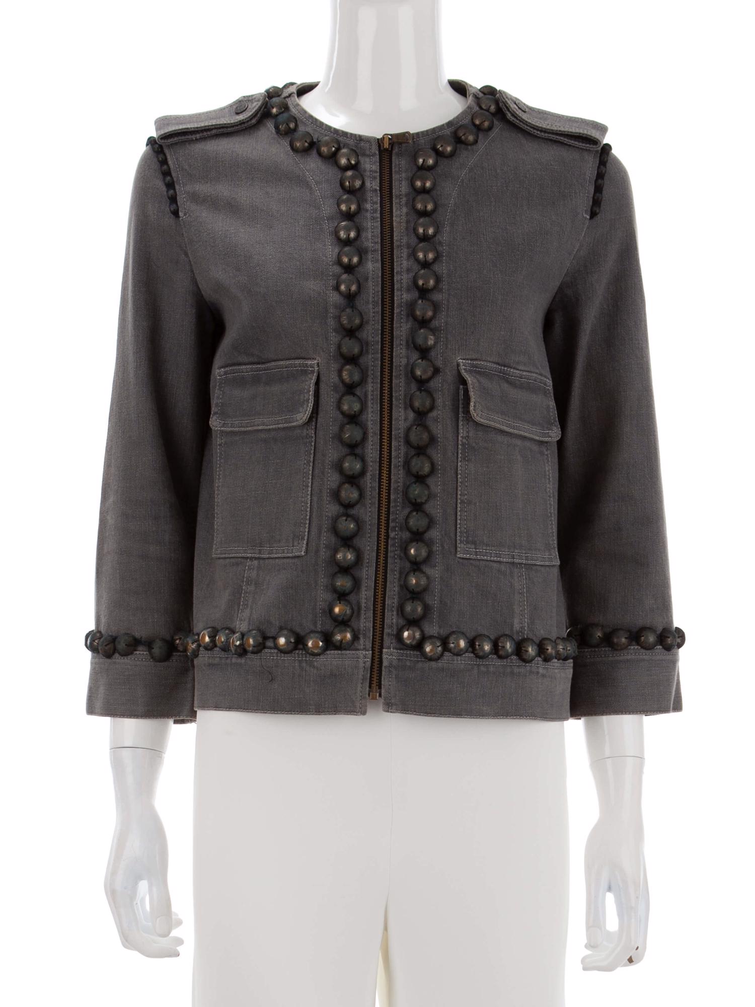 Bayan Gri LANVIN JEAN CEKET