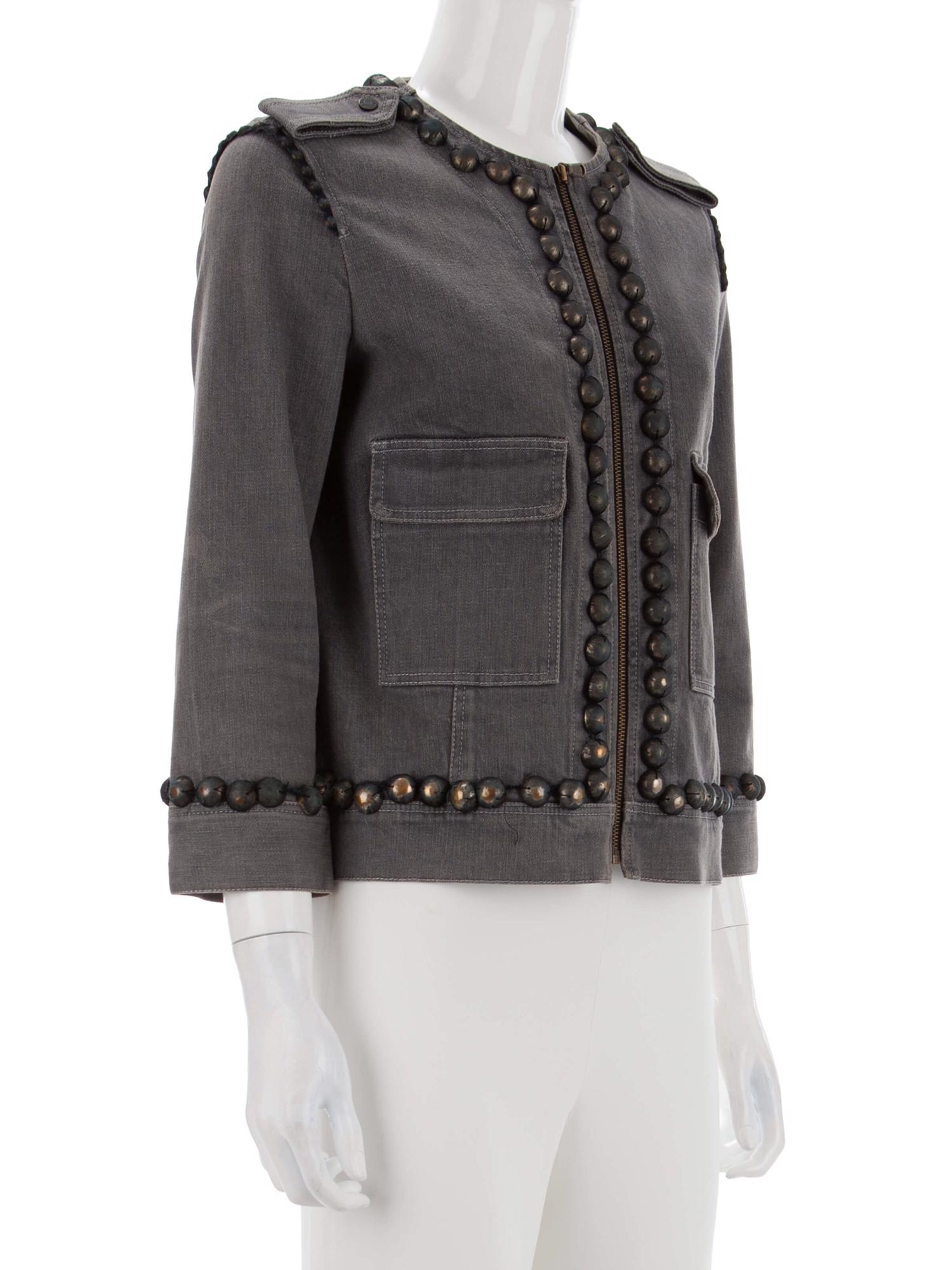 Bayan Gri LANVIN JEAN CEKET