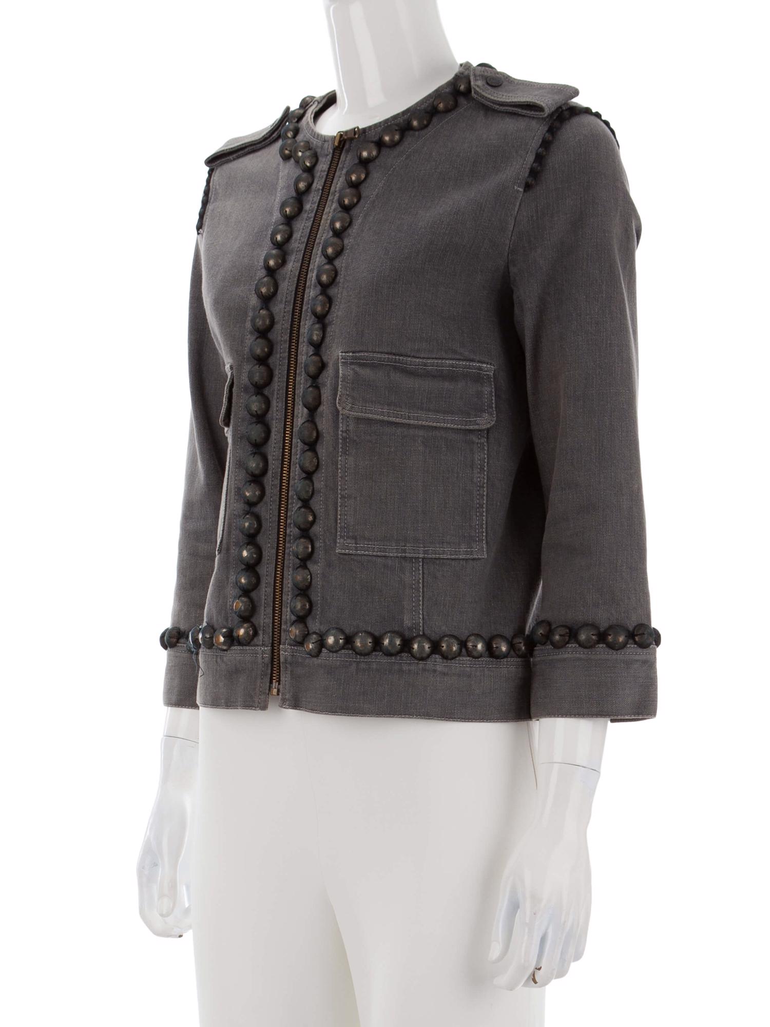 Bayan Gri LANVIN JEAN CEKET