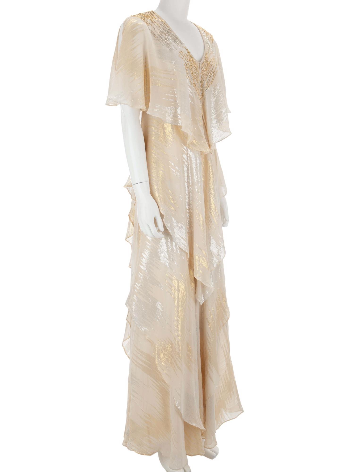 Bayan Krem VICKY TIEL ELBİSE