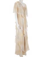 Bayan Krem VICKY TIEL ELBİSE