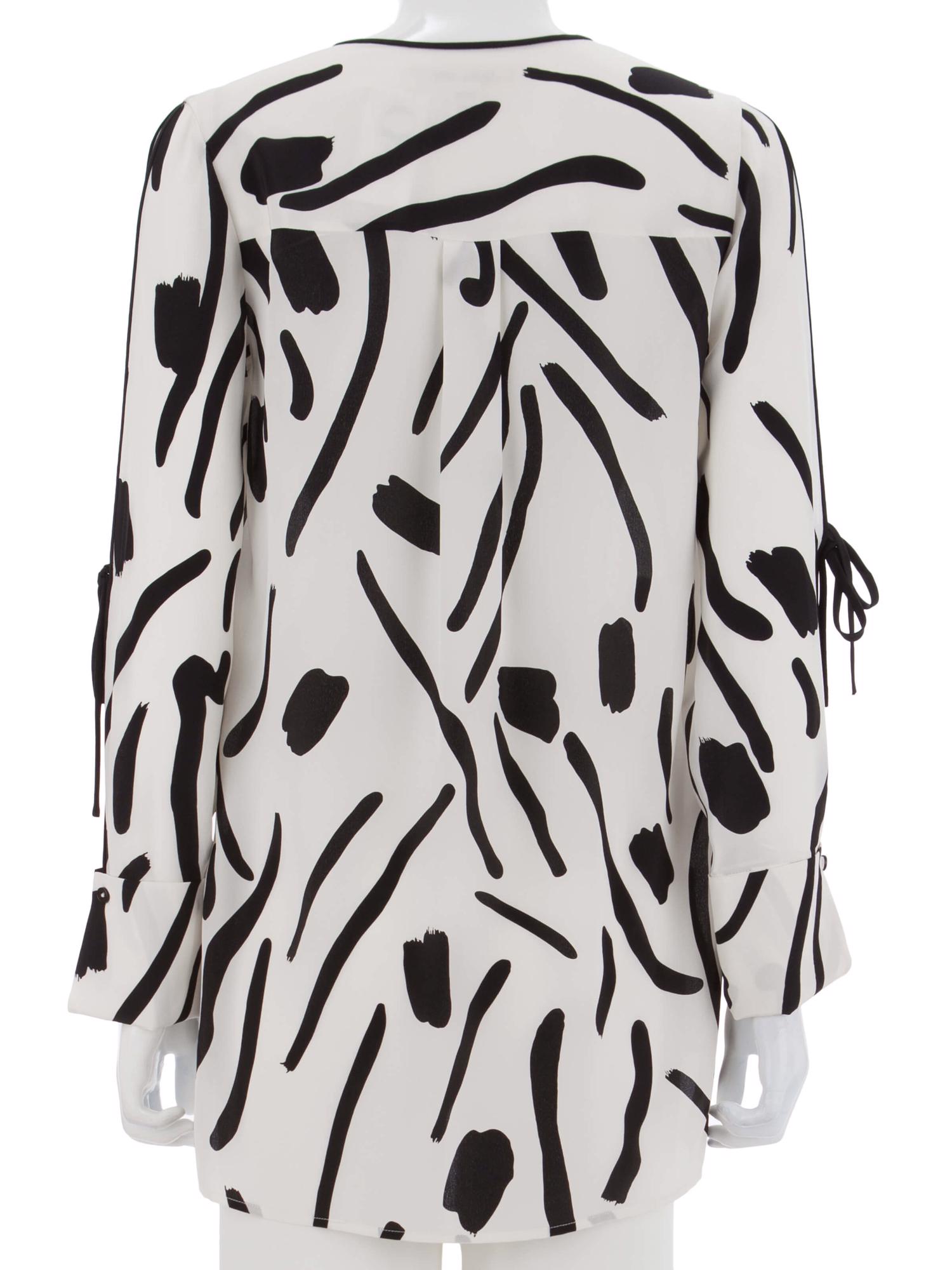 Bayan Beyaz DIANE VON FURSTENBERG BLUZ