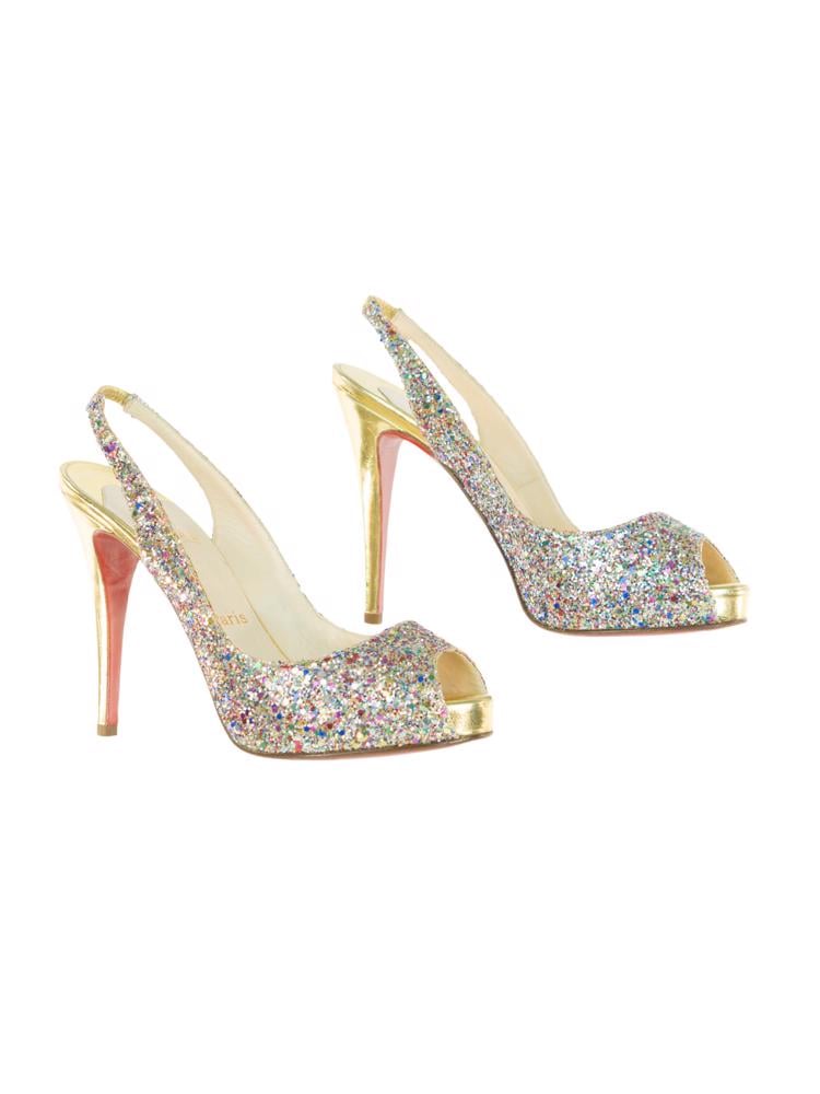 Bayan Altın CHRISTIAN LOUBOUTIN AYAKKABI
