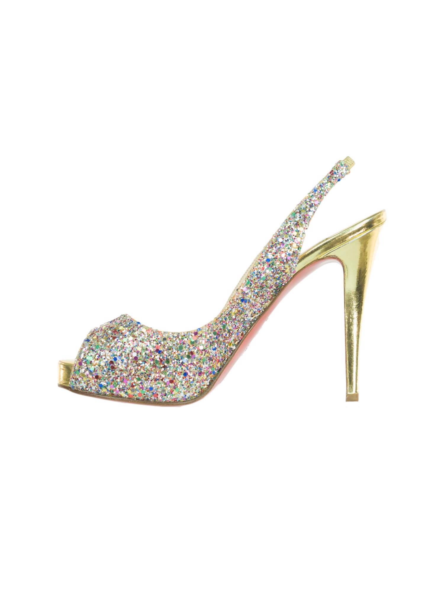 Bayan Altın CHRISTIAN LOUBOUTIN AYAKKABI