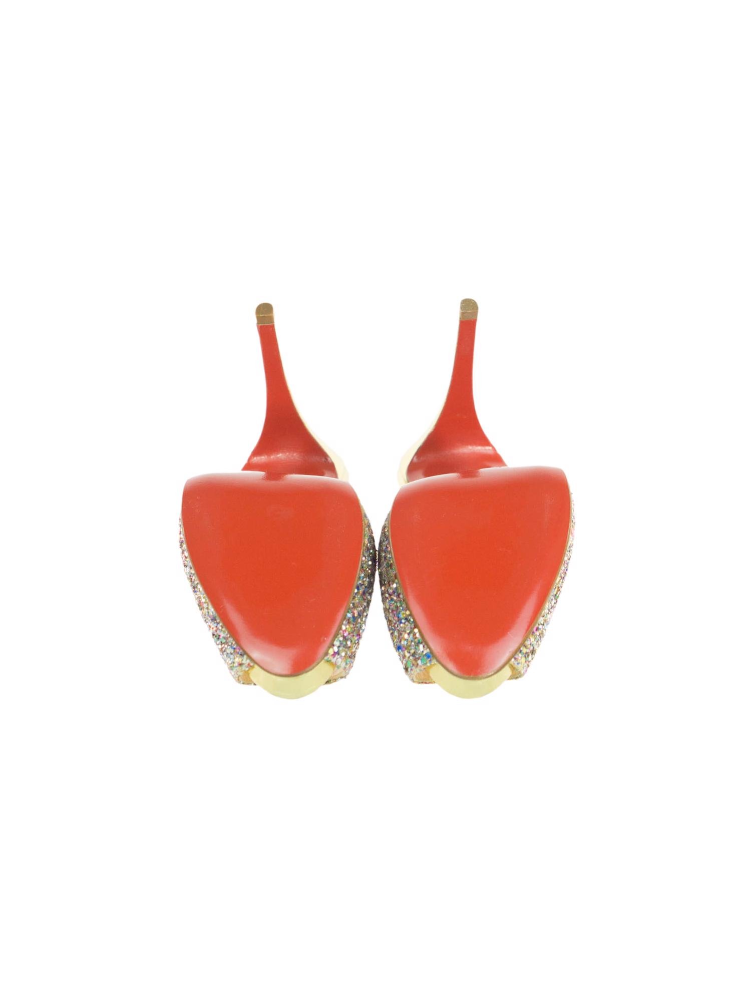 Bayan Altın CHRISTIAN LOUBOUTIN AYAKKABI