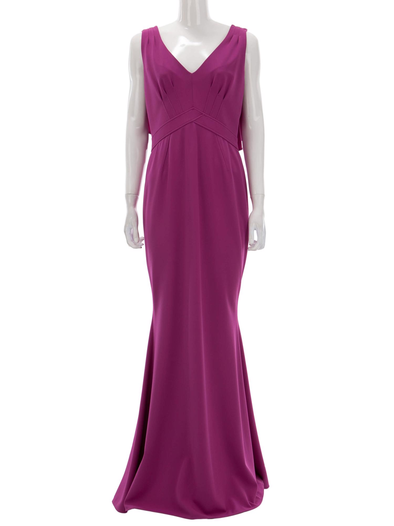 Bayan Pembe ZAC POSEN ELBİSE