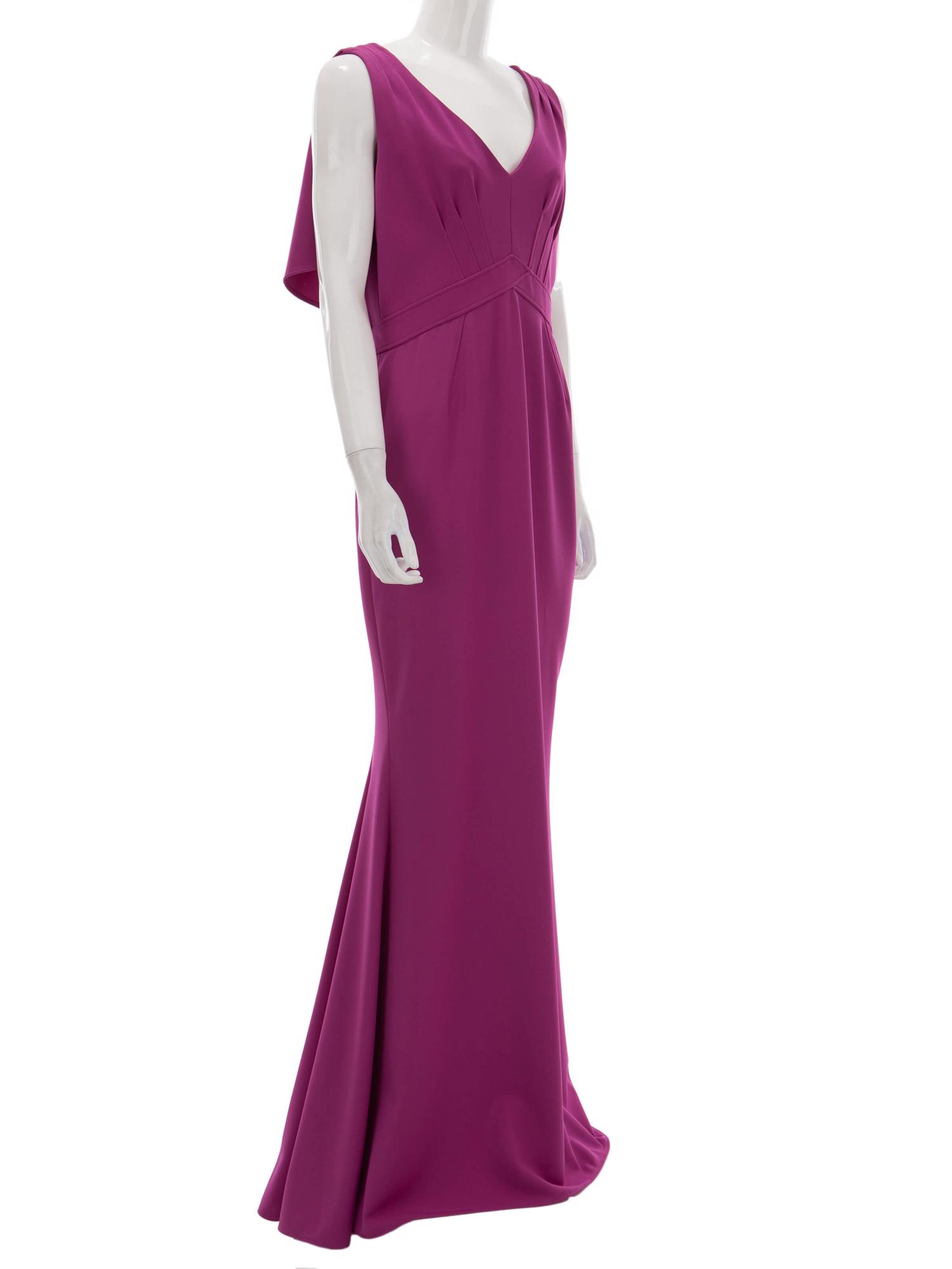 Bayan Pembe ZAC POSEN ELBİSE