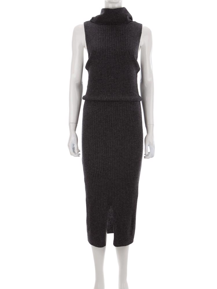 Bayan Gri ALICE&OLIVIA ELBİSE