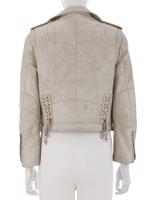Bayan Krem ZADIG&VOLTAIRE DERİ CEKET