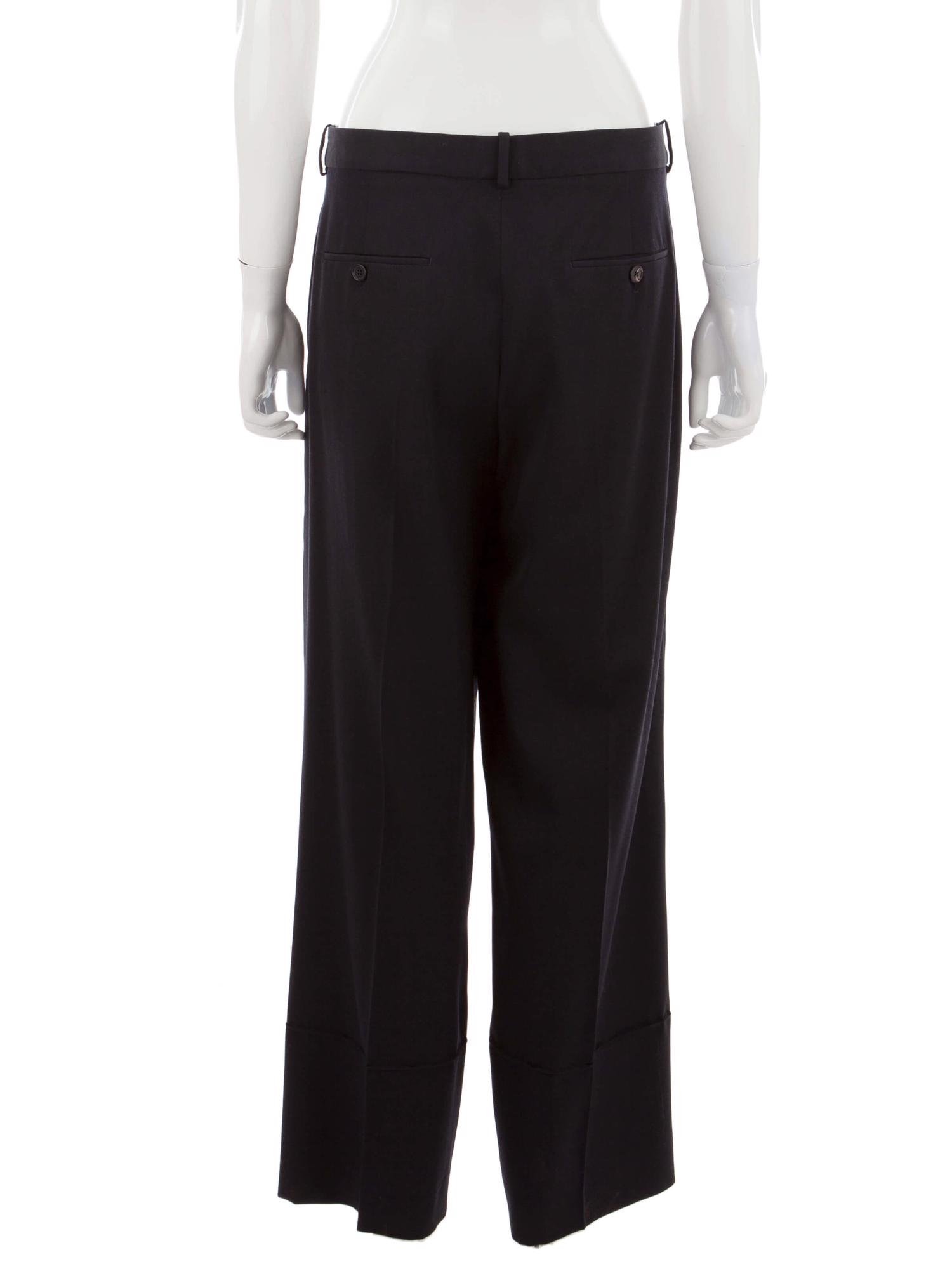 Bayan Lacivert JIL SANDER PANTOLON