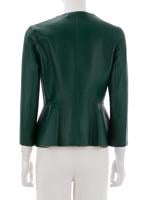 Bayan Yeşil MARNI DERİ CEKET