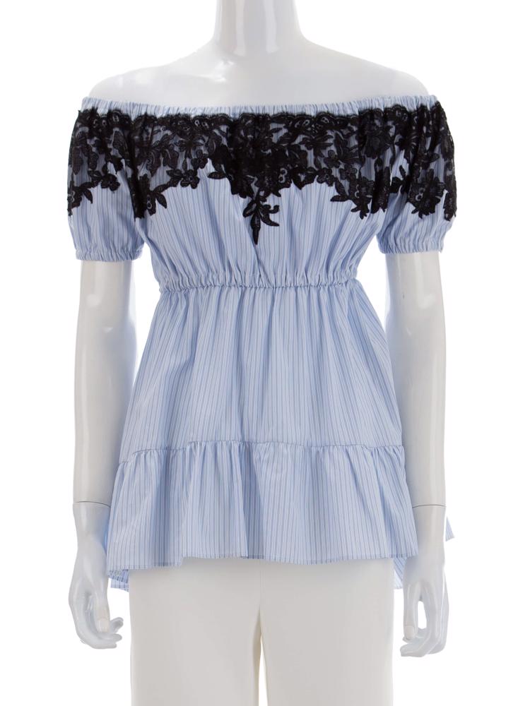 Bayan Mavi ERMANNO SCERVINO BLUZ