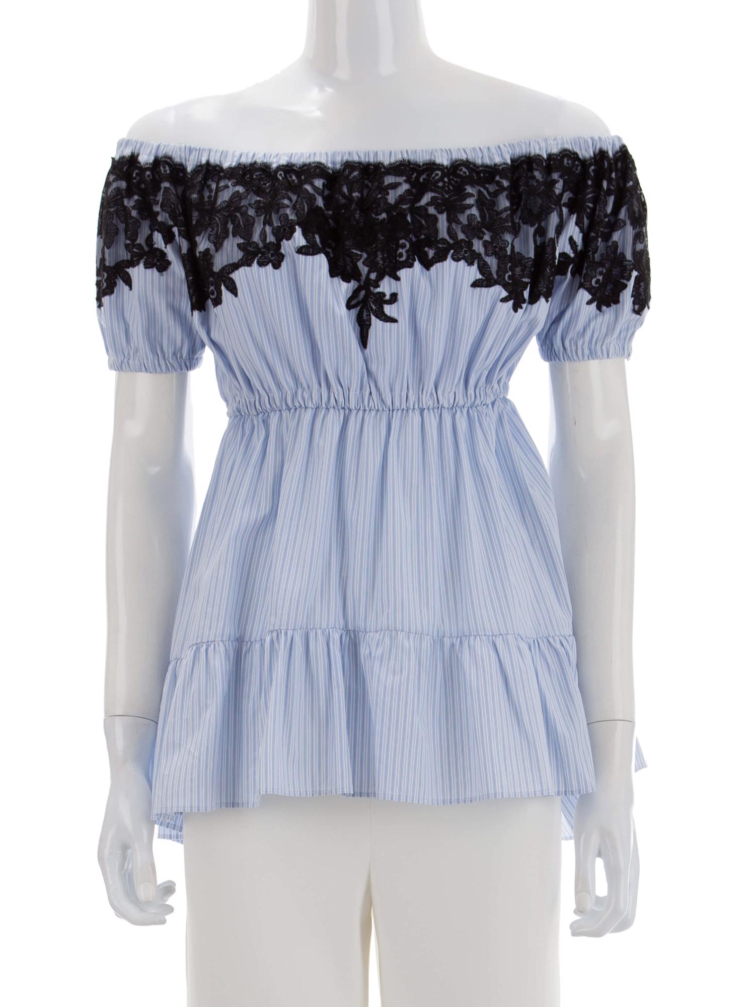 Bayan Mavi ERMANNO SCERVINO BLUZ