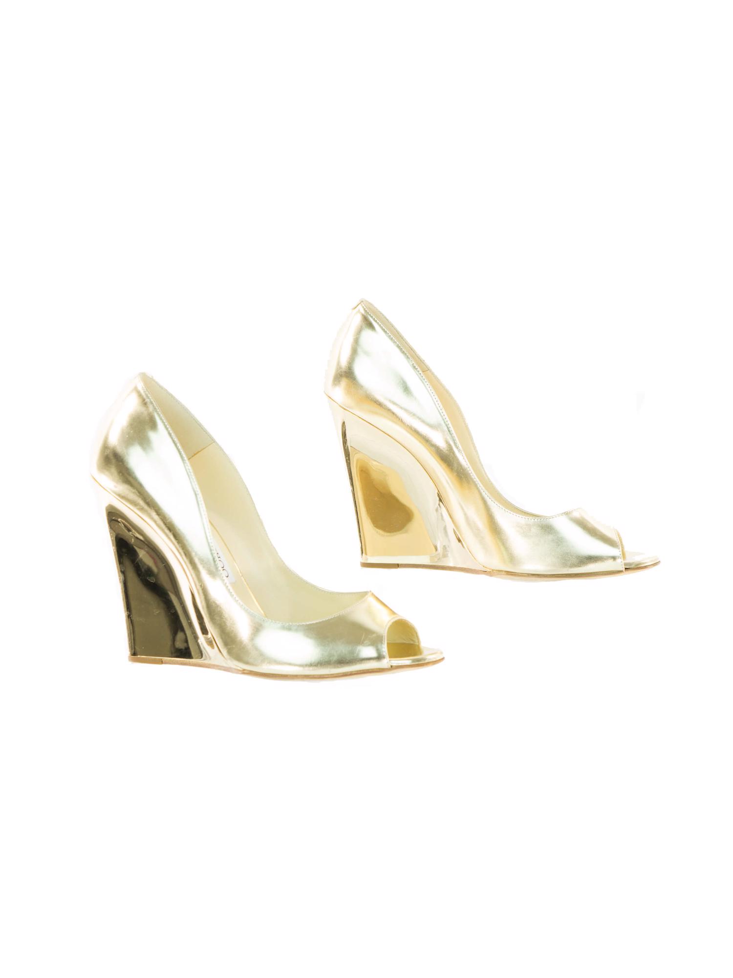 Bayan Altın JIMMY CHOO AYAKKABI