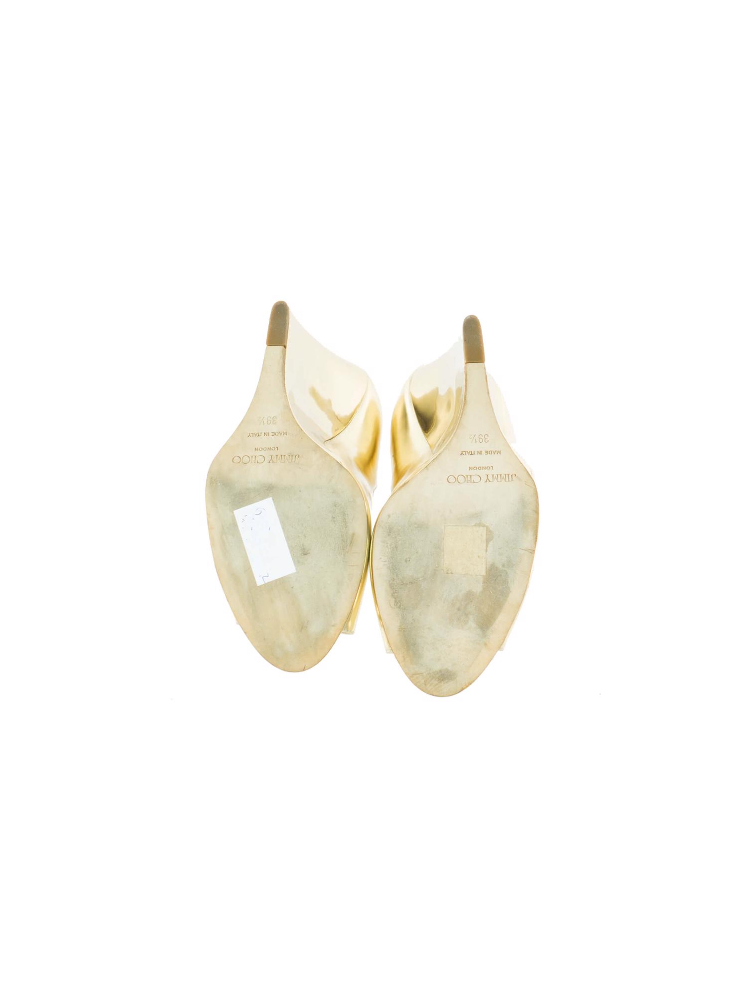 Bayan Altın JIMMY CHOO AYAKKABI