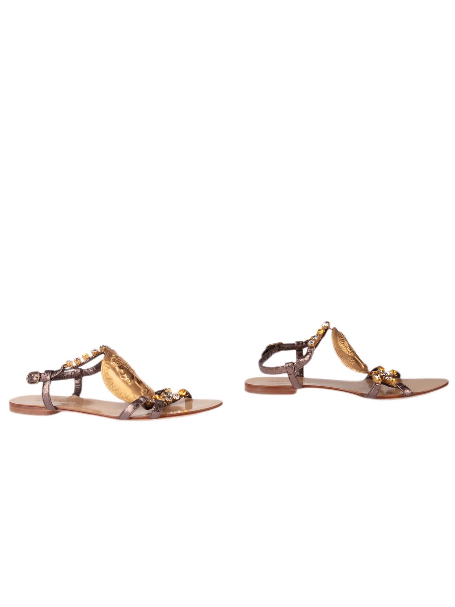 Bayan Altın DOLCE&GABBANA SANDALET