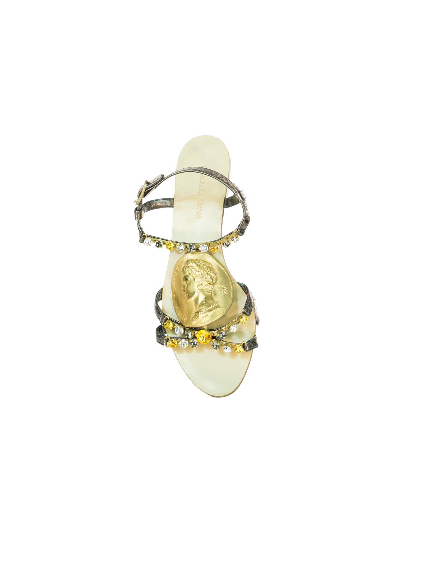 Bayan Kahve DOLCE&GABBANA SANDALET