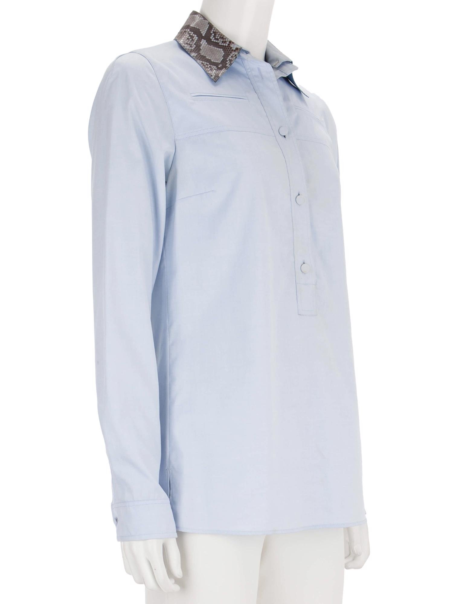 Bayan Mavi GUCCI GÖMLEK