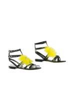 Bayan Siyah FENDI SANDALET