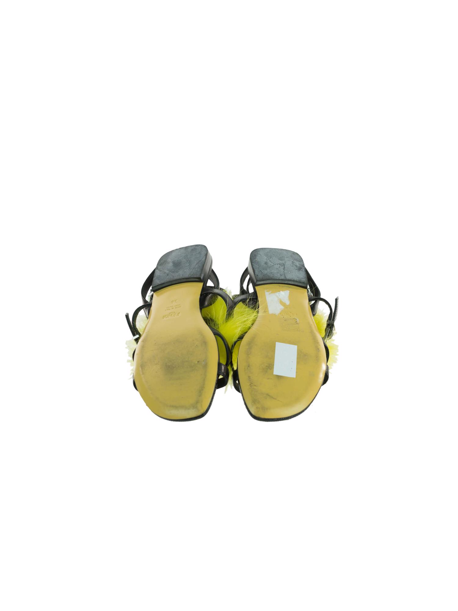 Bayan Siyah FENDI SANDALET