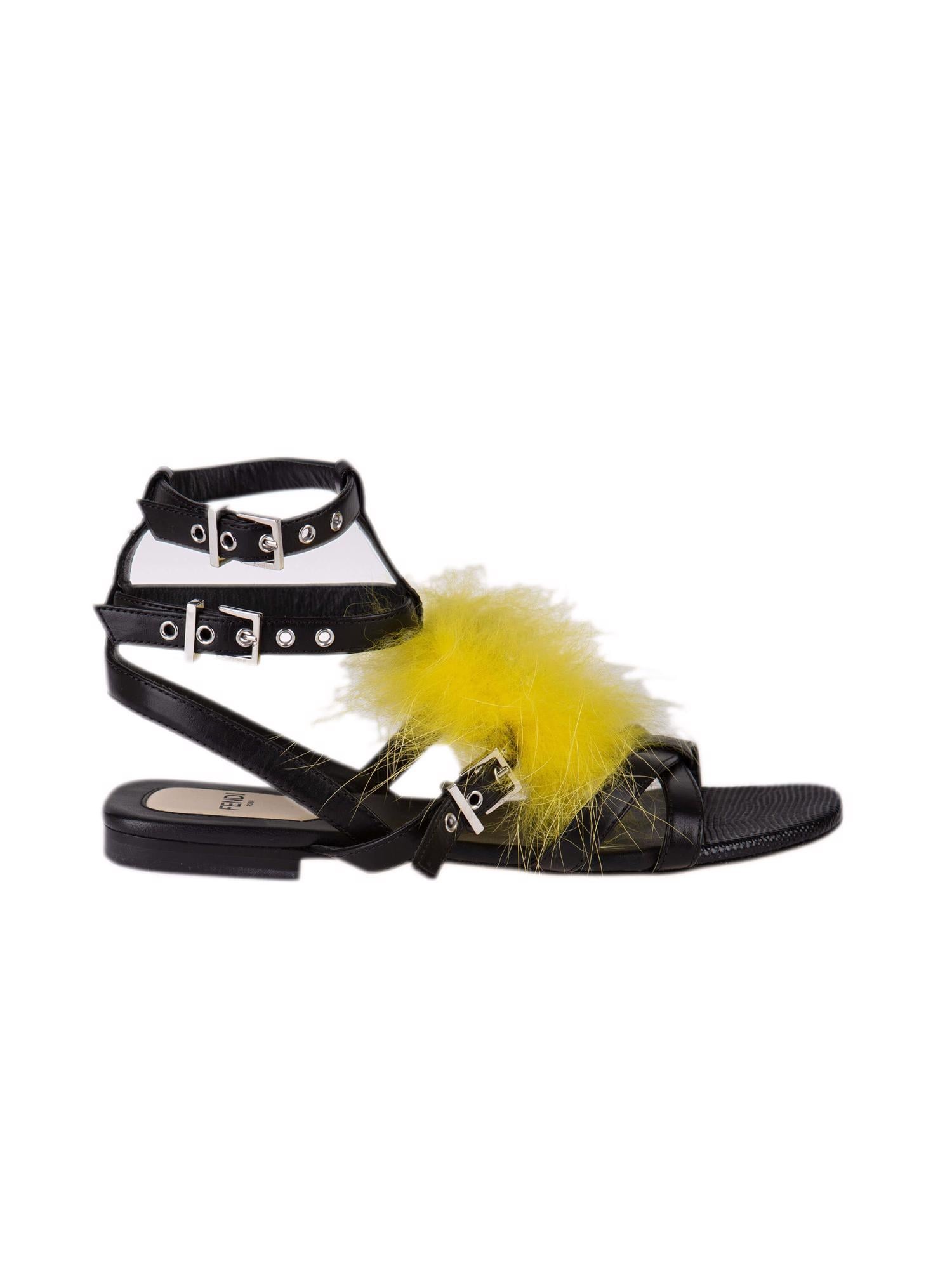 Bayan Siyah FENDI SANDALET